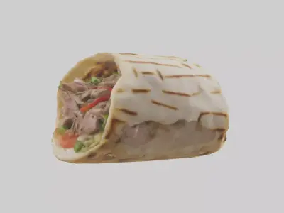 Lamb gyro model Low-poly 3D model