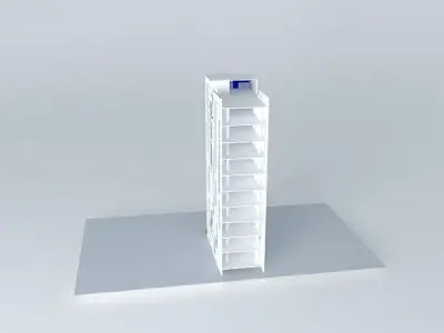 shopping center fani type a 3D model