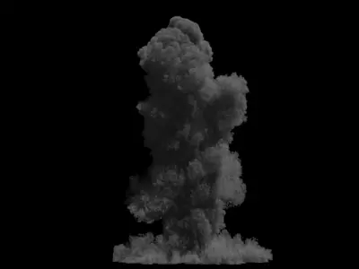 Bomb Strike Explosion 3D model