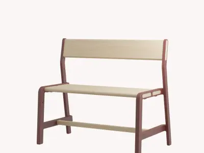 Ikea children bench Free 3D model