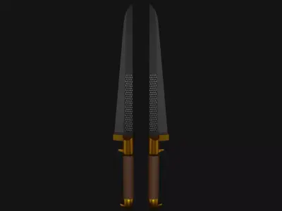 Assassin sword 3D model