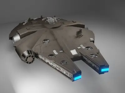 Star Wars Millennium Falcon 3D model