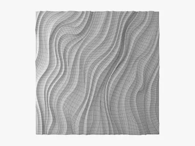 wave wall 24 3D model