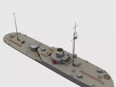 ORP Krakow River Monitor 3D model