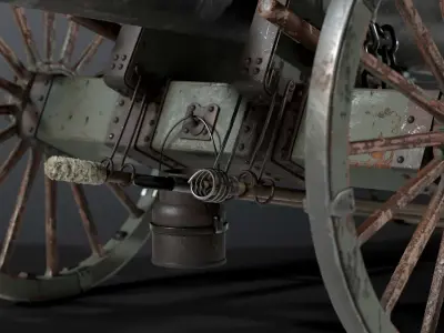 SOLDIER Napoleon Cannon 3D model