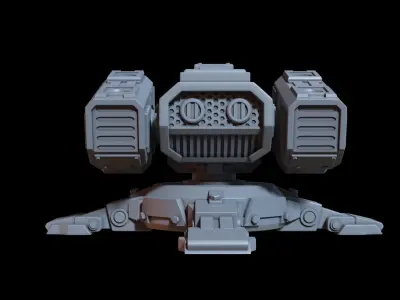 Rocket sentry 3D print model