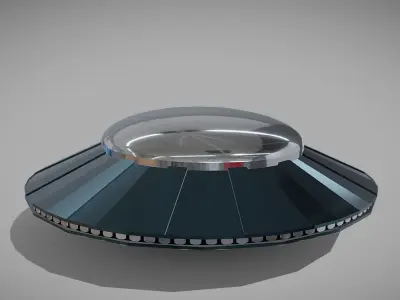 Unidentified Flying Object 3D model purchase