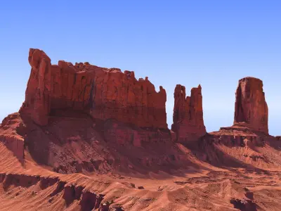 Monument Valley HD 24K 3D model purchase