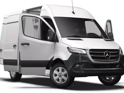 Mercedes Benz Sprinter L1H2 FWD HQ Interior 2025 3D model
