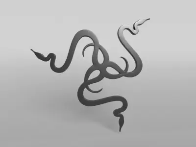 Razer Logo v2 002 Free low-poly 3D model