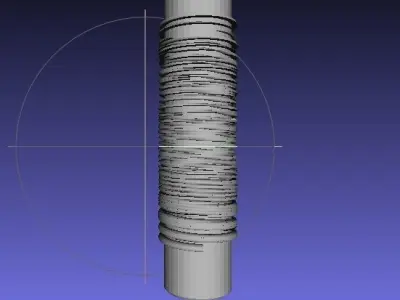 3D Optical Illusion Spring Animation Free 3D print model