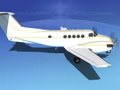Beechcraft B200 GT King Air V11 3D model