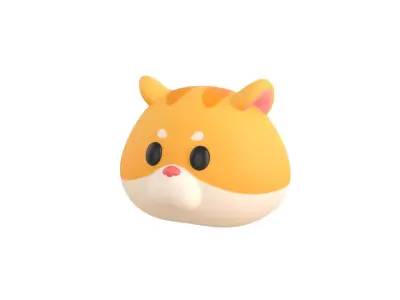 Prop165 Hamster Head 3D model
