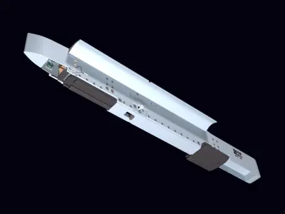 LAU-118 Launcher 3D model