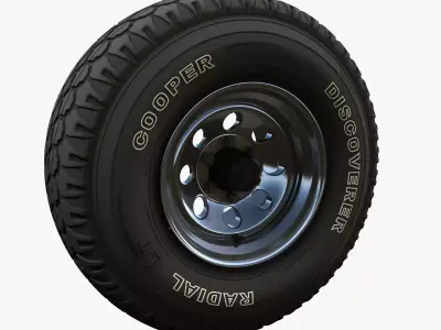 Offroad custom wheel 3D model
