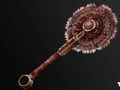 Post Apocalyptic Melee Weapons VOL 1 Low-poly 3D model