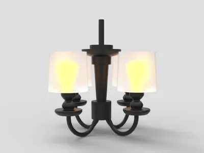 ceiling light Free low-poly 3D model
