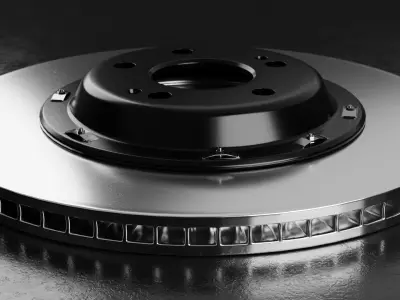 Car Brake Disc Type Two 3D model