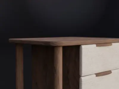 Modern Beside Table Free 3D model