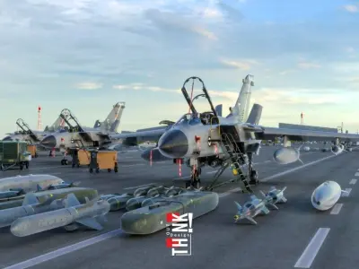 Tornado GR1 Low-poly 3D model