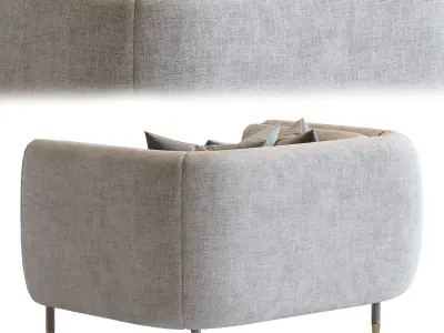 Private Label 2019 Barlow Armchair 3D model