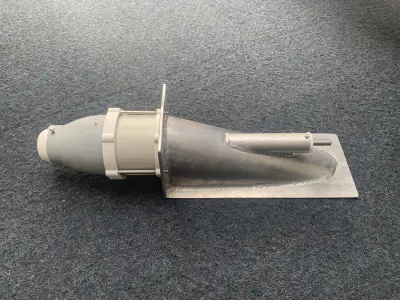 100mm jet unit no intake for free Free 3D model