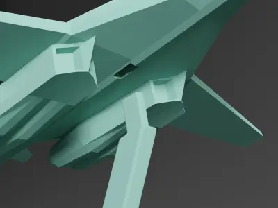 B-1 Lancer Plane 3D print model