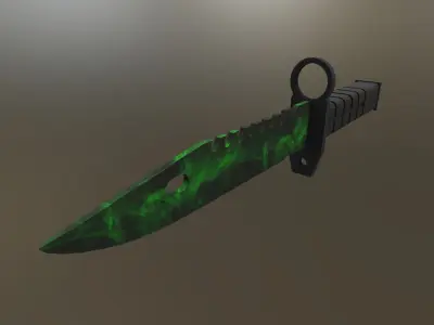 knife m9 bayonet 3D model Low-poly 3D model