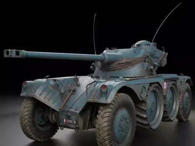 Panhard EBR 75 PBR Model 3D model