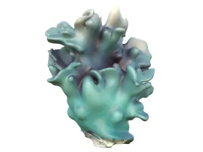 Coral reef collection 11-20   Low-poly 3D model