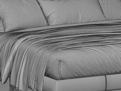 Maxalto Selena Bed 3D model