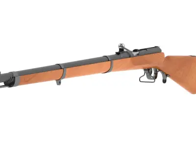 Dreyse needle gun 3D model