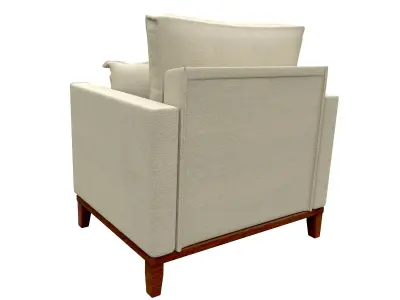Poltrona Linho Free 3D model