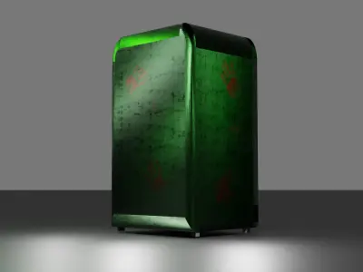 Scary Fridge  Free 3D model