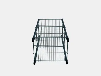 OMAR Shelving unit 2 Low-poly 3D model