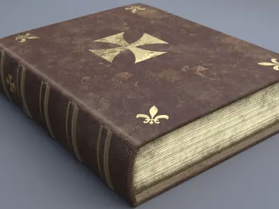 Templars' Book 3D model