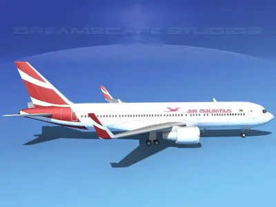 Boeing 767-300 Air Mauritus 2 3D model