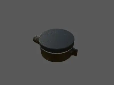 PMN antipersonnel mine 3D model
