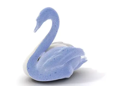 Elegant Swan model pack Low-poly 3D model