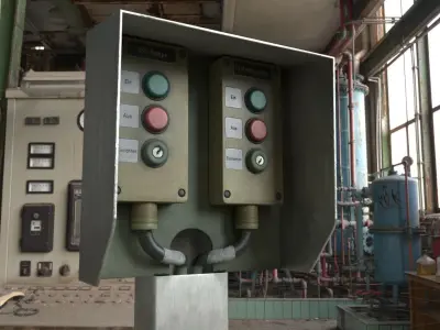 Pump Panel 2 Remastered Low-poly 3D model