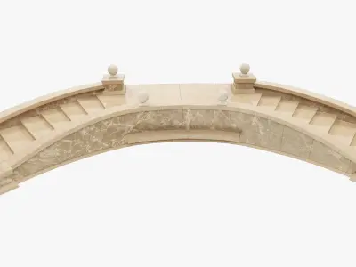 Palace Marble Staircase 3D model