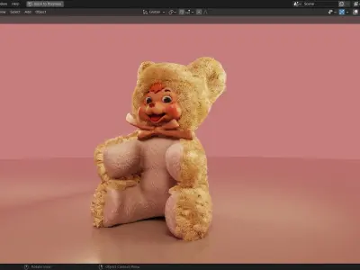 Rushton Happy Bear 3D Model 3D model