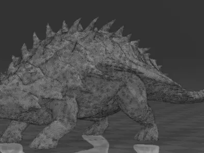 Ankylosaurus 3D print model