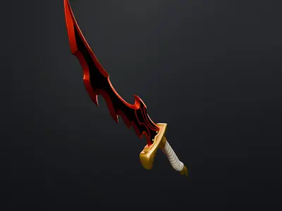 Knight Killer from Solo leveling Low-poly 3D model