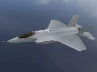 Lockheed Martin F35 Lightning Low-poly 3D model