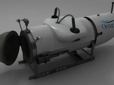 OceanGate Titan submarine 3D model