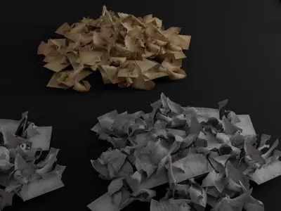 new and old with 4k pbr textures Low-poly 3D model