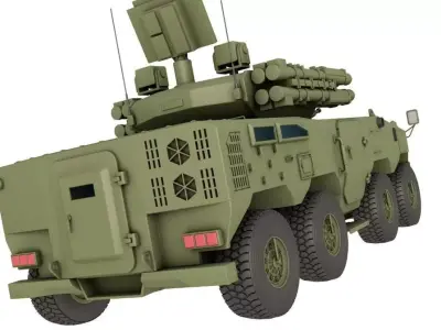 Type 625E  Air Defense 3D model