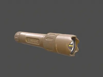 Insight WMX200 Weapon Flashlight Low-poly 3D model