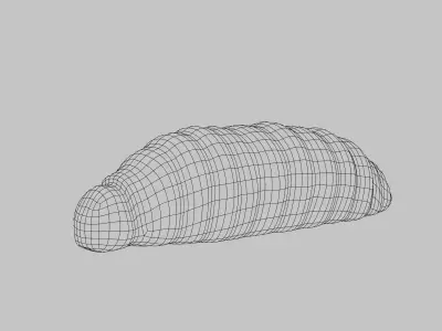 Larva Low-poly 3D model